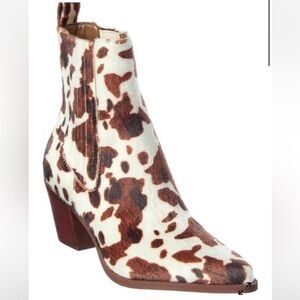 New with box Dolce Vita Sadler cow print boot